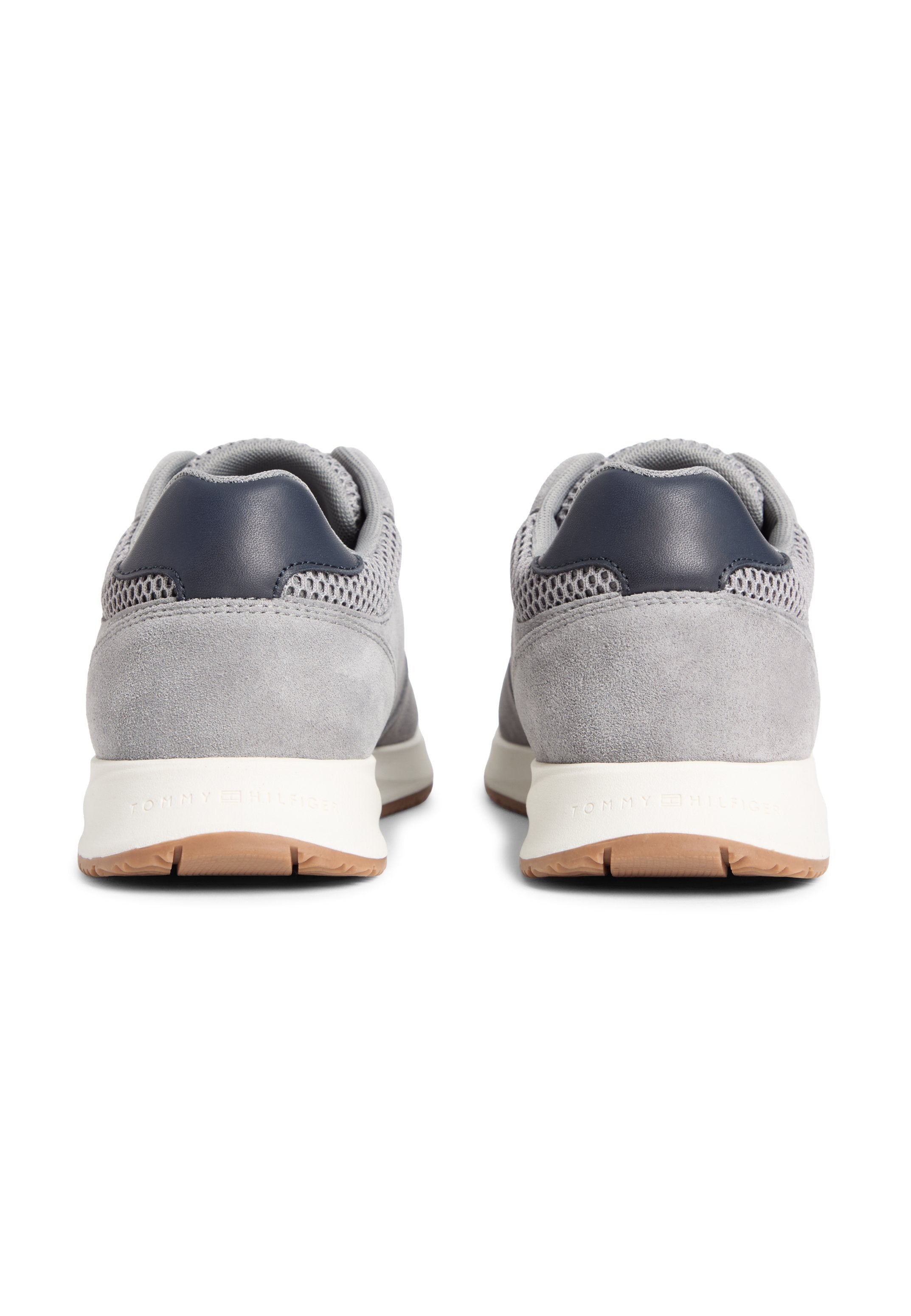 Tommy Hilfiger SUEDE MIXED TEXTURE FINE CLEAT TRAINERS