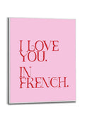 Orange Wallz LOVE YOU IN FRENCH