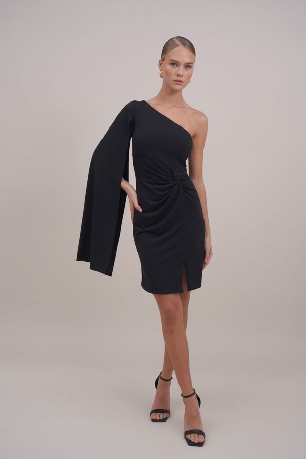 WAL G. BRAX CAPE SLEEVE MINI