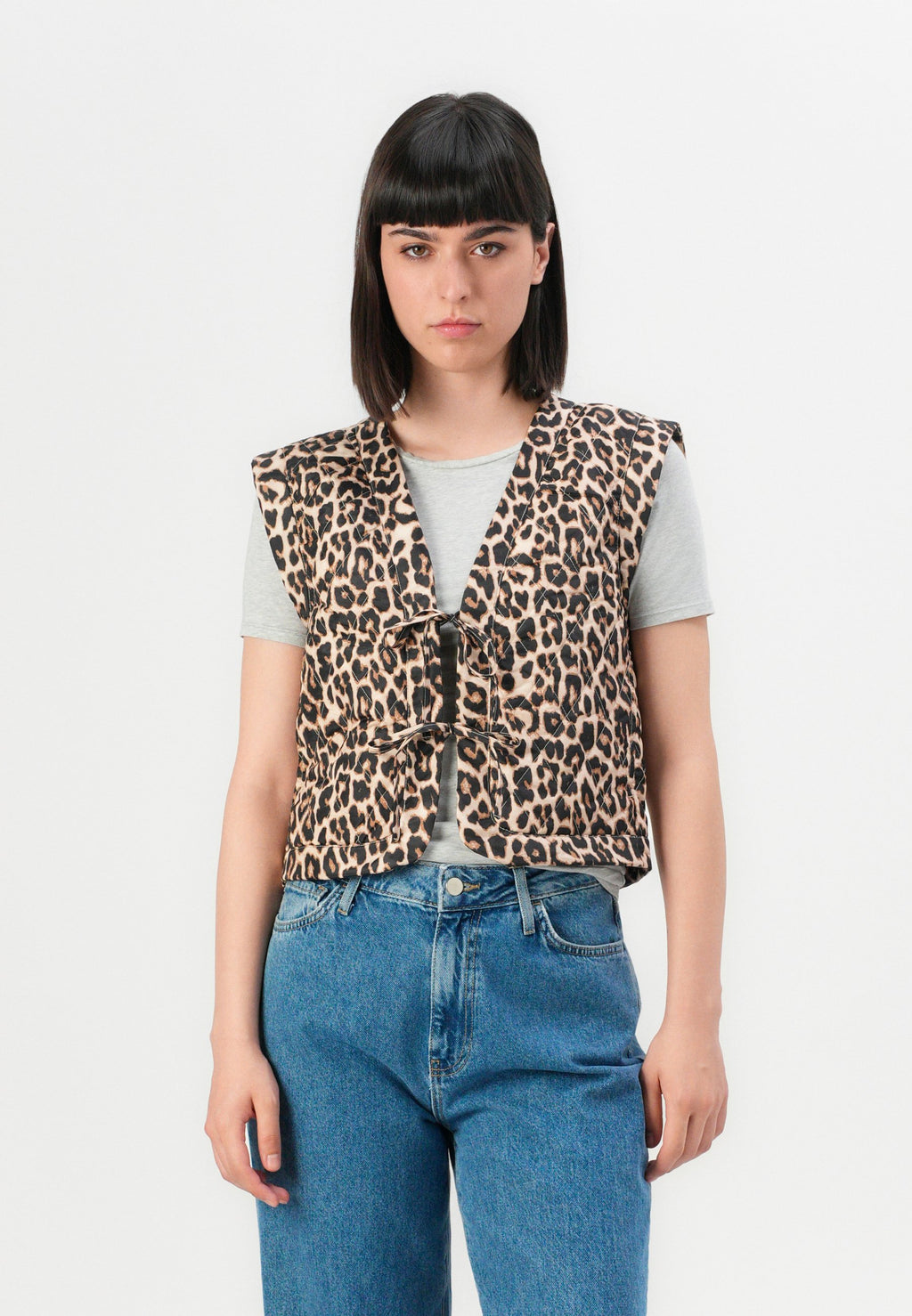 ONLANNABELL LEO TIE VEST Media 3