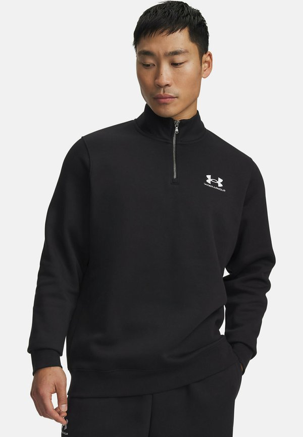 Under Armour ICON FLEECE - Sweatshirt - black
