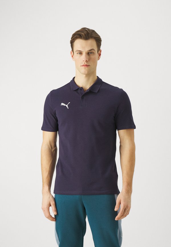 Puma TEAMGOAL CASUALS - Polo shirt - navy/white