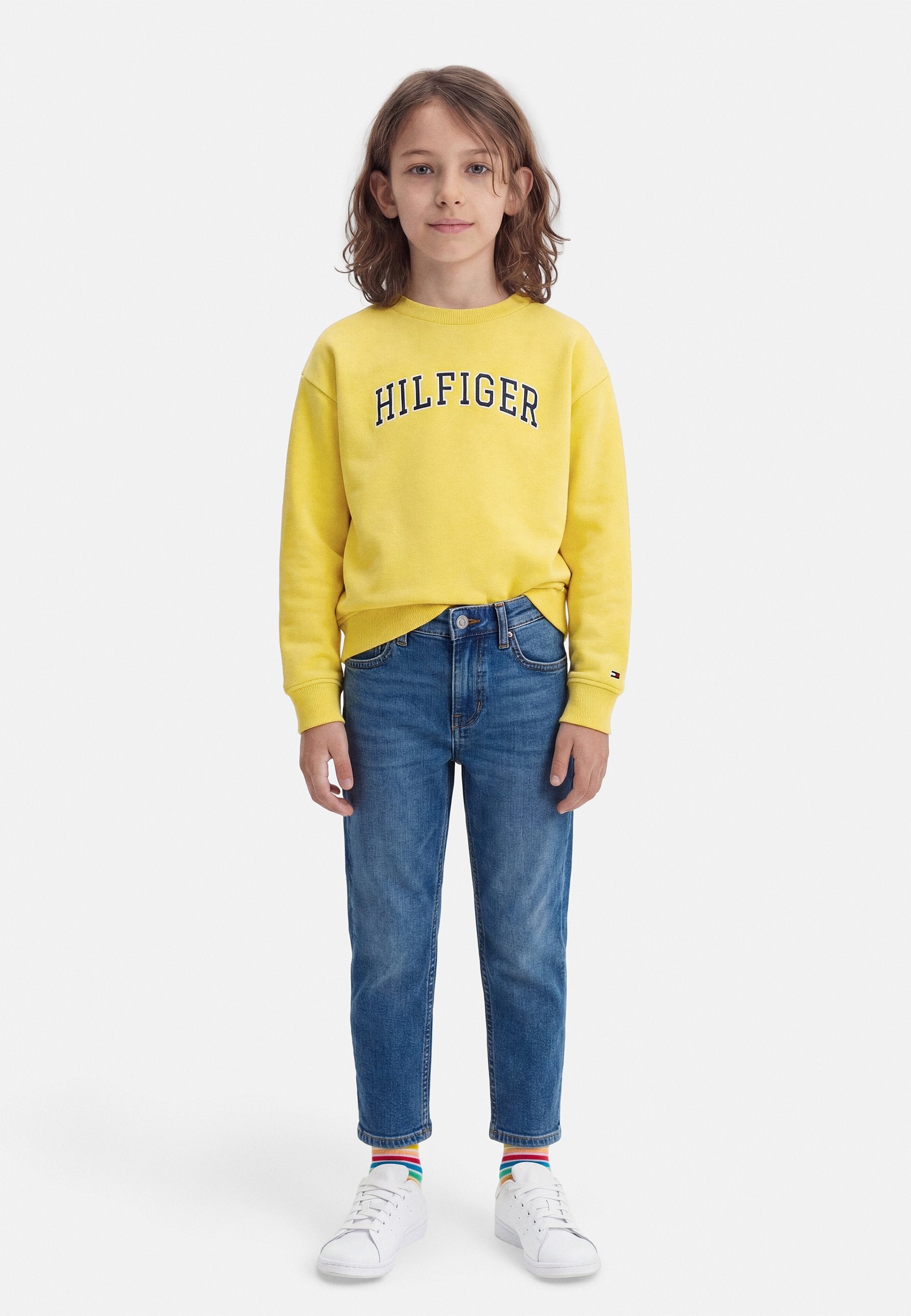 LOGO TERRY CREW NECK SWEATSHIRT Media 2