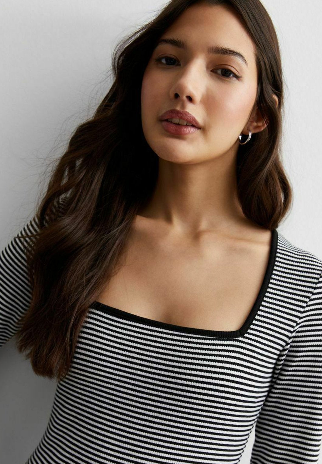 New Look STRIPE SQUARE NECK