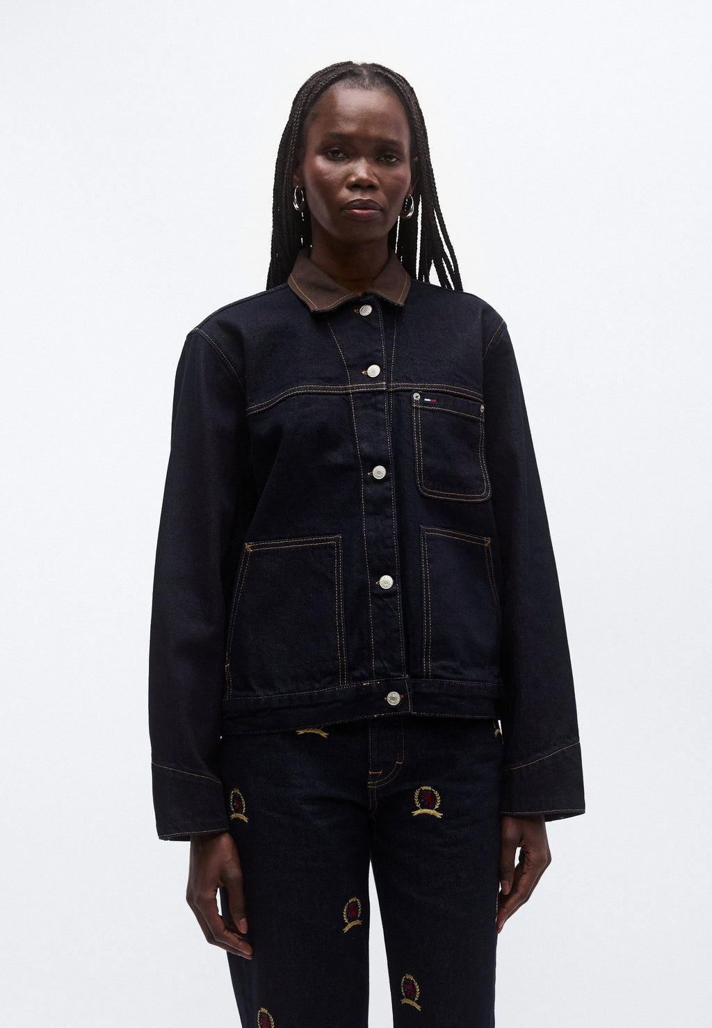 Tommy Jeans OVERSIZED DENIM CHORE JACKET