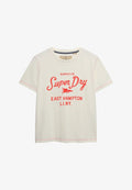 Superdry & Co HERITAGE HAMPTONS  - Print T-shirt - cream