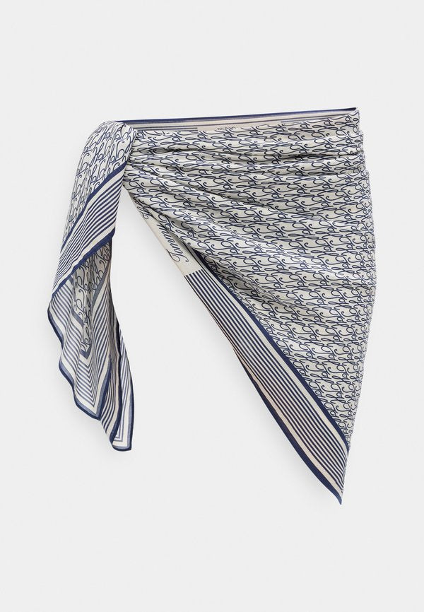 Tommy Hilfiger COVER UPS PAREO - Beach accessory - royal/grey