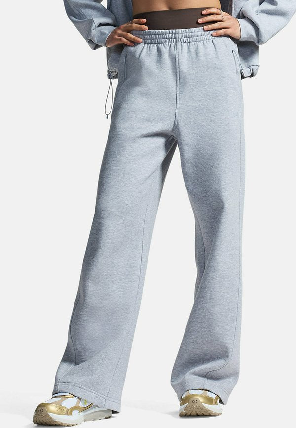 Under Armour UNSTOPPABLE FLEECE OPEN - Tracksuit bottoms - mod gray light heather