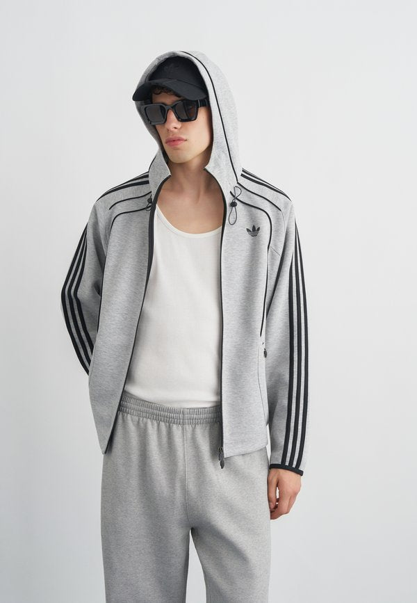 adidas Originals SPACER FZ HD - Zip-up sweatshirt - medium grey heather