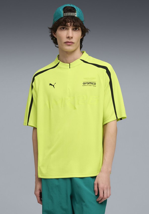 Puma ASTON MARTIN ARAMCO TEAM LIFESTYLE - Print T-shirt - lime shimmer