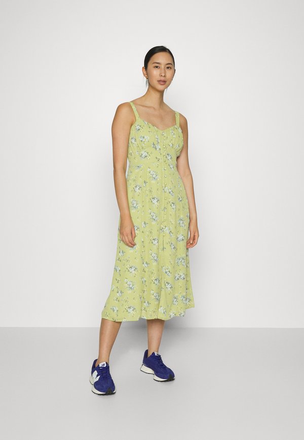 Abercrombie & Fitch BUTTON THROUGH SLIM MIDI