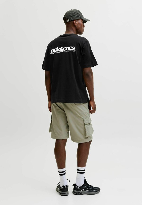 Jack & Jones T-SHIRT BACKPRINTET T-SHIRT - Print T-shirt - black