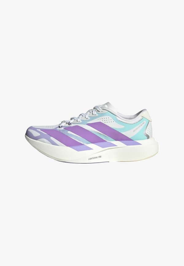 adidas Performance ADIZERO EVO SL EXO W - Trainers - cloud white   violet fusion   pulse mint