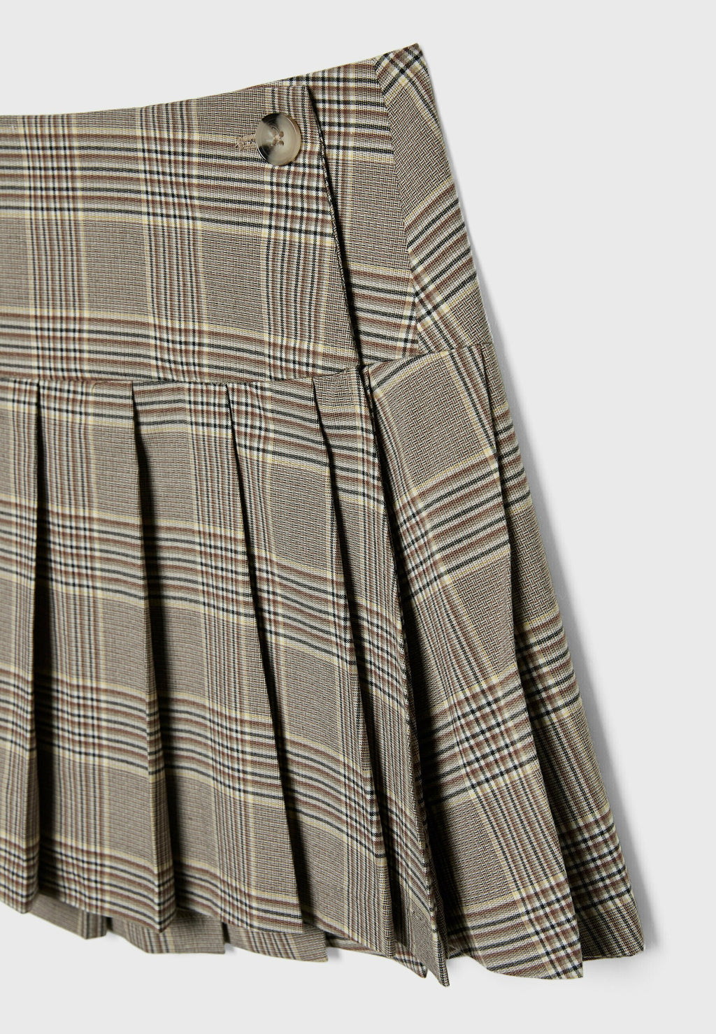 Stradivarius CHECK BOX PLEAT