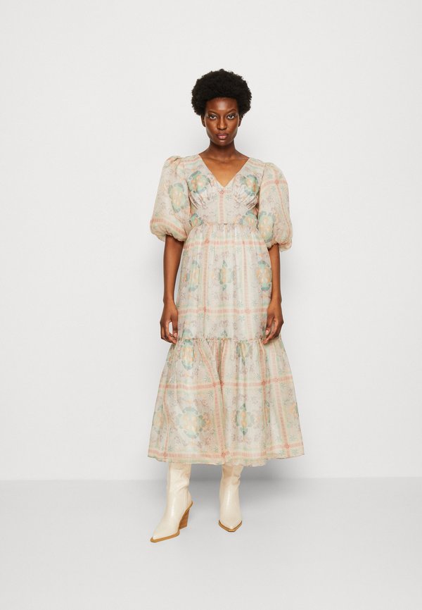Malina FREYA POUF SLEEVE DRESS