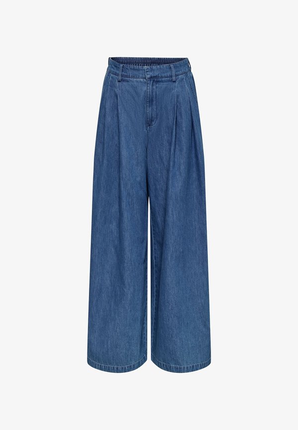 ONLY Wide-fit ONLNORRIE High waist Wide Leg Fit - Wide Leg - medium blue denim