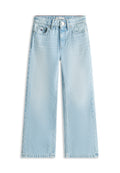 DISTRESSED FLARED LEG JEANS Media 1