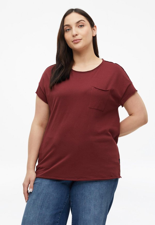 s.Oliver T-SHIRT - Basic T-shirt - bordeaux
