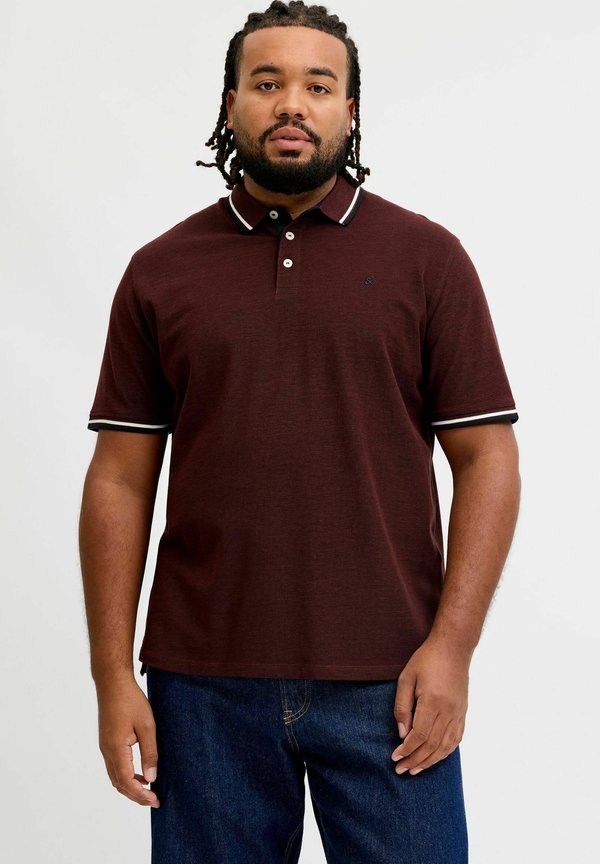 Jack & Jones JJEPAULOS POLO SS NOOS PLS - Polo shirt - fired brick
