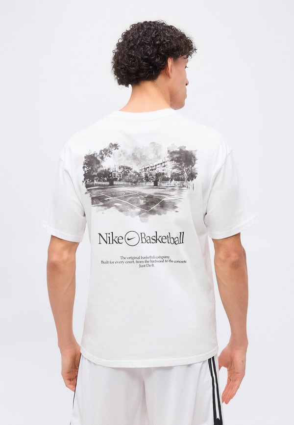 Nike Performance TEE M90 LOOSE - Print T-shirt - white