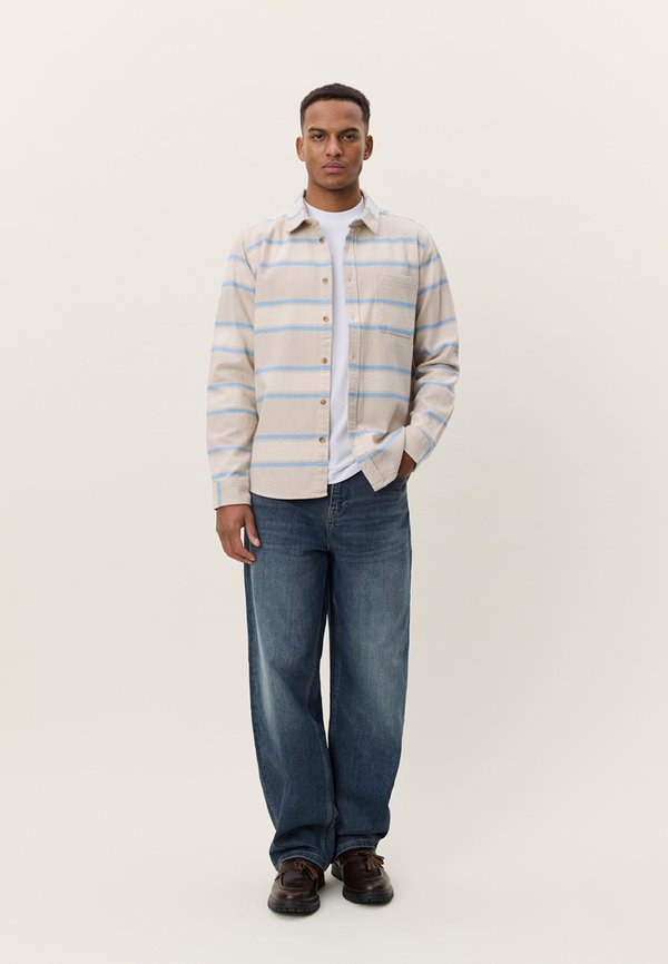 Les Deux JEREMY STRIPE FLANNEL SHIRT