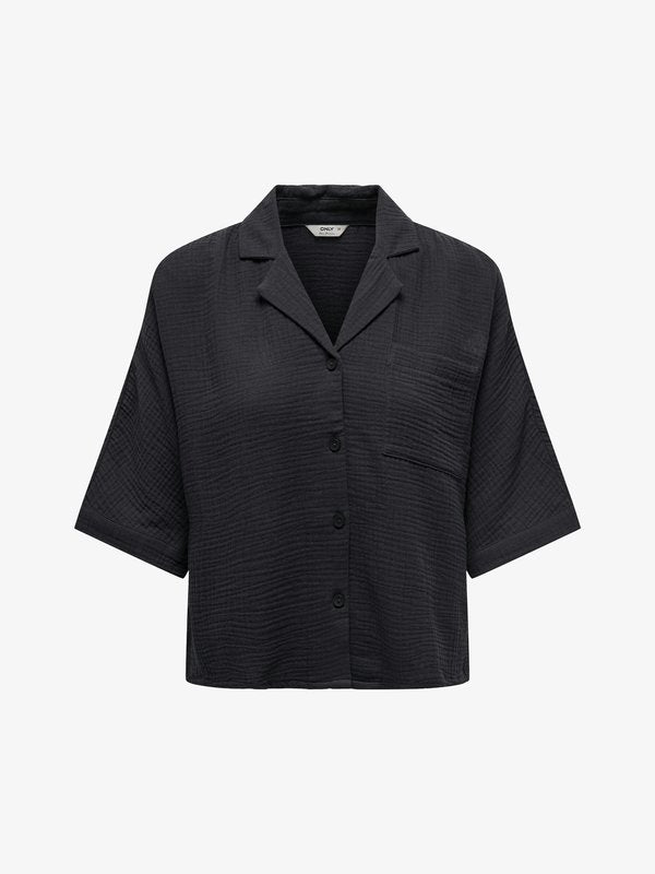 ONLY ONLTHYRA - Button-down blouse - grau