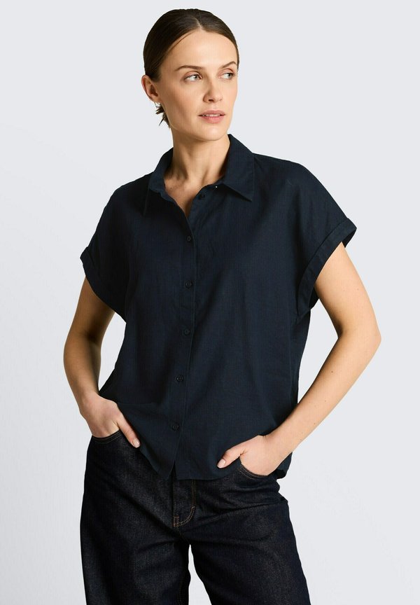TOM TAILOR Button-down blouse - sky captain blue
