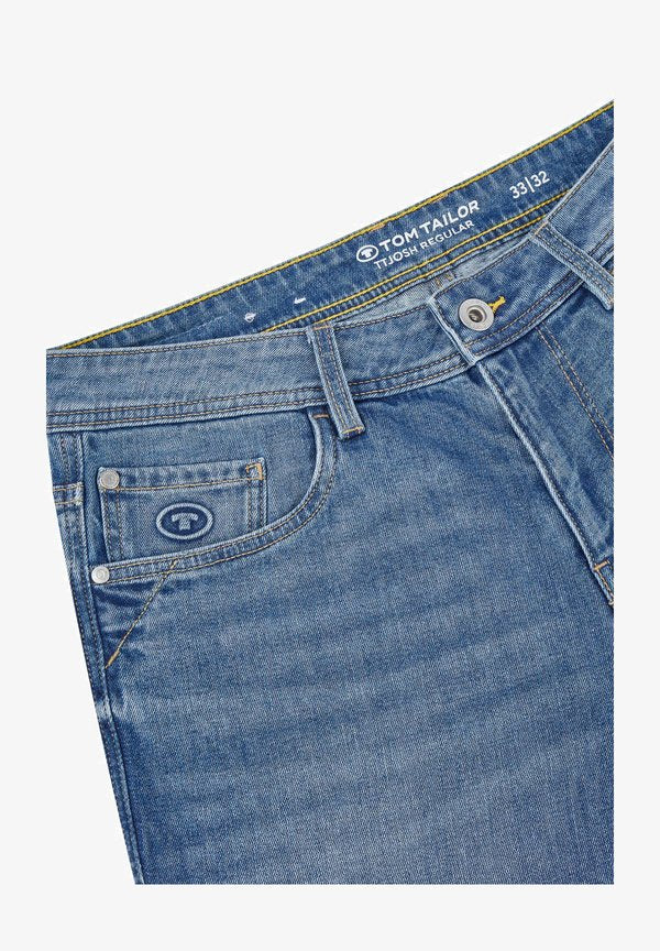TOM TAILOR JOSH - Straight leg jeans - stone blue denim