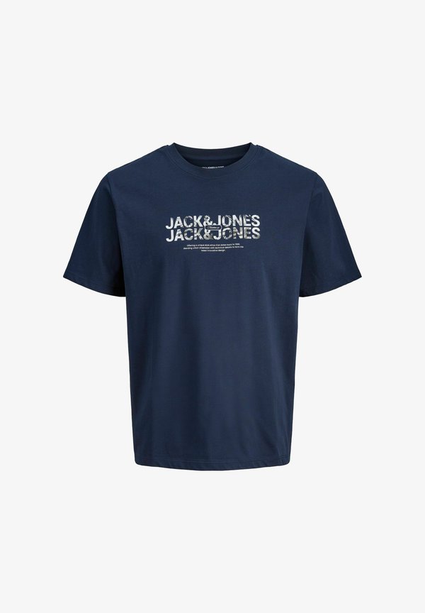 Jack & Jones Printed - Print T-shirt - navy