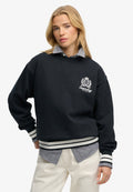 Superdry & Co CLUB CREST CREW  - Sweatshirt - eclipse navy