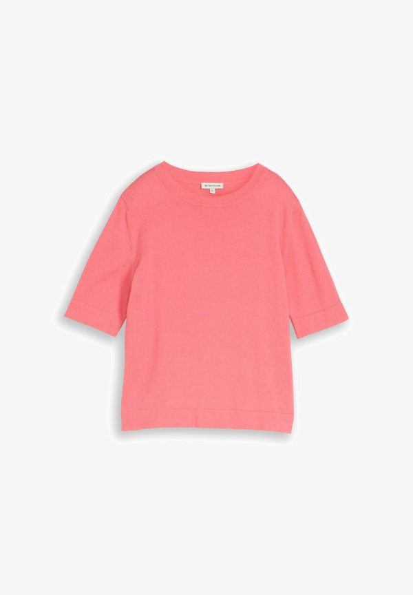 TOM TAILOR Basic T-shirt - soft coral pink