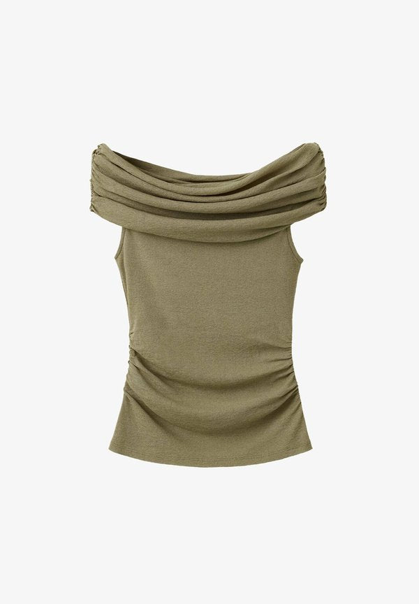 Mango ADULT - Blouse - khaki