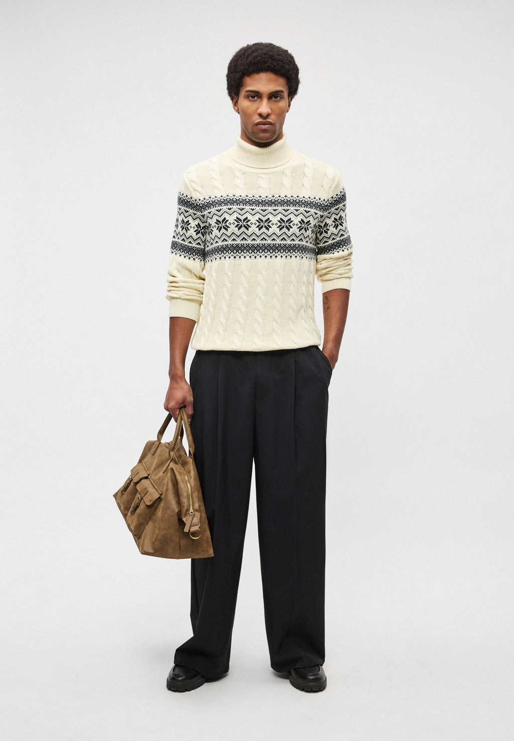 CABLE ROLL NECK  Media 6