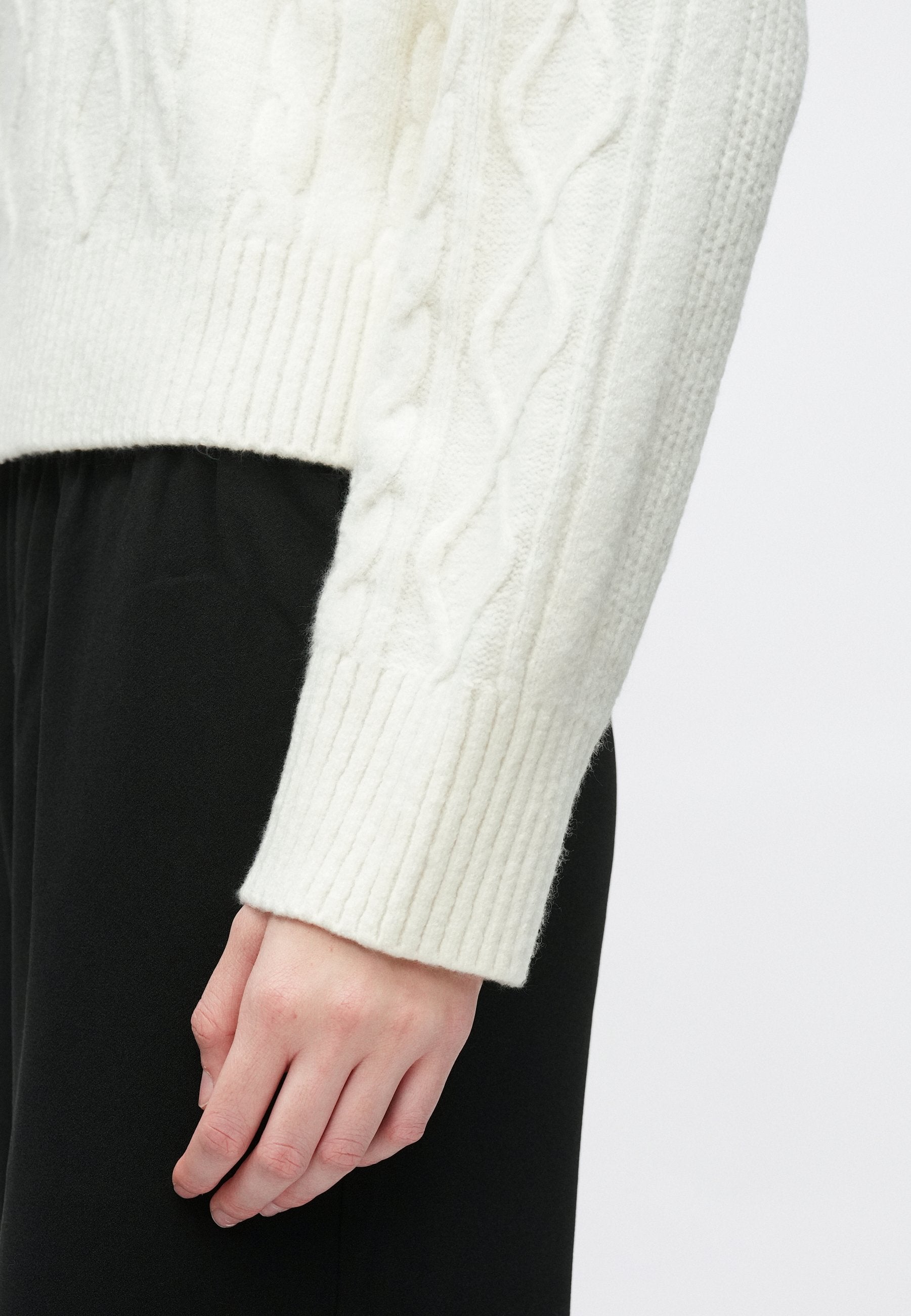 Abercrombie & Fitch EASY MOCKNECK JETSTREAM CABLE
