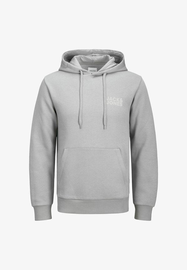 Jack & Jones JJECORP LOGO HOOD - Hoodie - ultimate grey