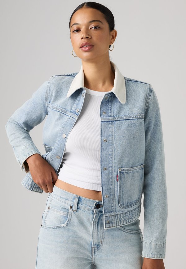 Levi's® UTILITY TRUCKER - Denim jacket - abraided art stone
