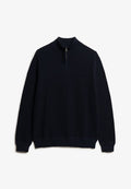 Superdry & Co TEXTURE HALF-ZIP  - Jumper - eclipse navy twist