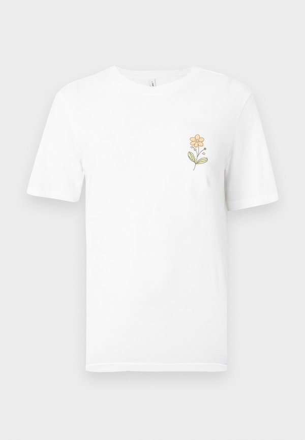 ONLY ONL LUCY MONJA - Print T-shirt - bright white