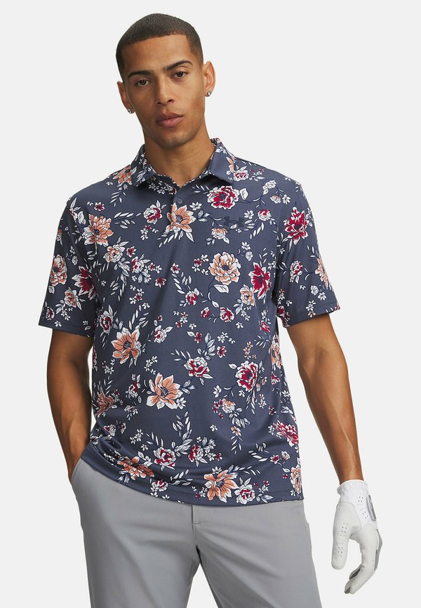 Under Armour MATCHPLAY PRINTED - Polo shirt - downpour gray