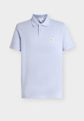 Calvin Klein Jeans MICRO WAFFLE CLASSIC BADGE - Polo shirt - casual blue