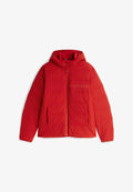 Tommy Hilfiger DETACHABLE HOODED BRANDED PUFFER - Winter jacket - medium red