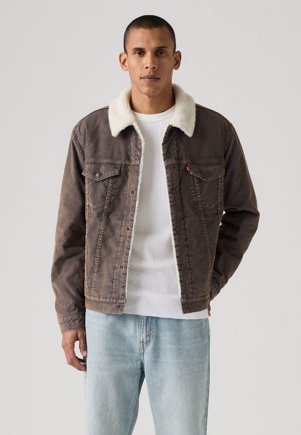 Levi's® TYPE 3 TRUCKER - Denim jacket - brown