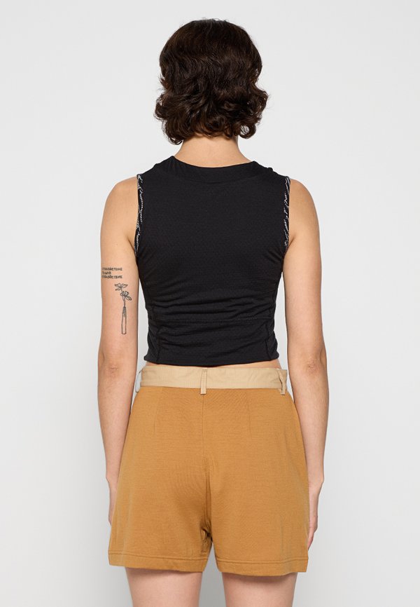 icebreaker MERINO 125 LIGHT WEIGHT ZONEKNIT CROPPED O LINES