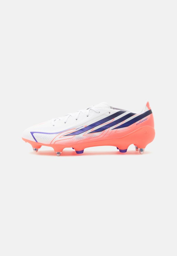 adidas Performance F50 HYPERFAST LEAGUE SG UNISEX - Soft-ground football boots - footwear white/solar purple/solar turbo