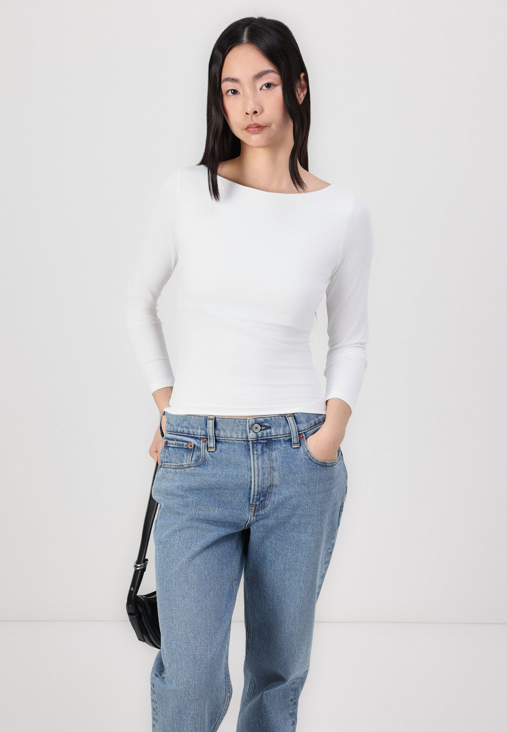 Hollister Co. Soft Stretch Seamless Fabric Open-Back Top