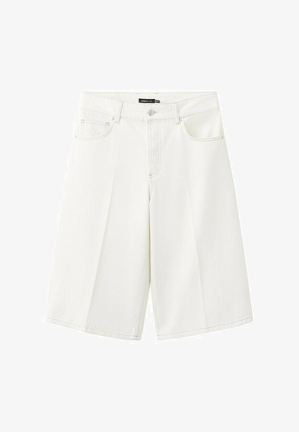 Mango Denim shorts - off white