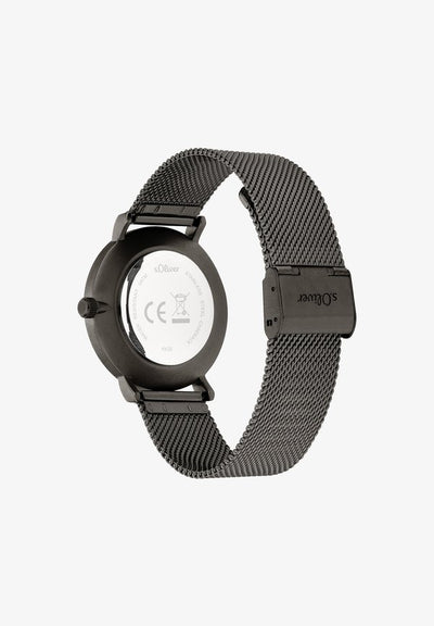 s.Oliver BASIC MESH - Watch - grün