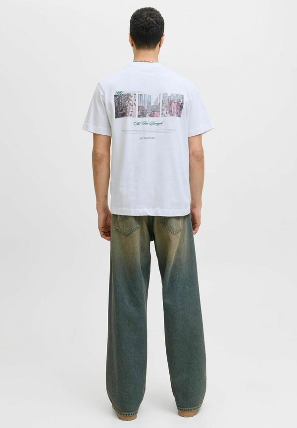 Jack & Jones T- - Print T-shirt - bright white