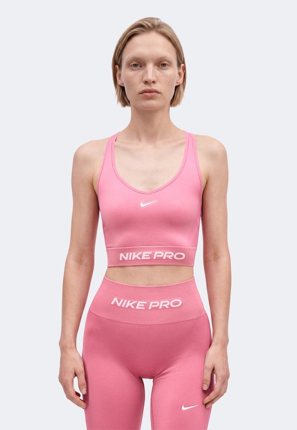 Nike Performance TANK - Top - peony/white