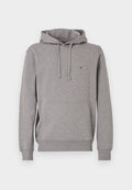 Tommy Hilfiger FLAG EMBROIDERY TERRY DRAWSTRING HOODY - Hoodie - medium grey heather